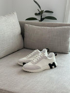 Hermès “H-Strata” Leather Sneakers
