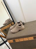 Zegna TrailFlex Suede Slip-On Sneakers – Sandstone Edition