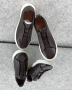 ZEGNA Triple Stitch™ Leather Slip-On Sneakers