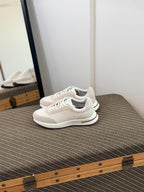 Loro piana Mesh & Suede Lace-Up Sneakers