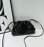 Bottega Veneta Mini Pouch in Black Intrecciato Leather