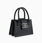 Armani Exchange Square Satchel (Black)