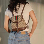 Gucci Ophidia Mini Backpack (Beige GG Supreme/Brown)
