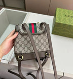 Gucci Ophidia Mini Backpack (Beige/Ebonny GG Supreme)