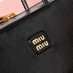 Miu Miu Beau Patent Leather Bag (Black)
