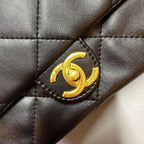 Chanel Mini Flap Bag with Top Handle (Black)