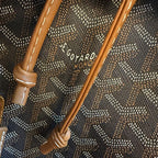 Goyard Alpin MM Backpack (Black & Tan)