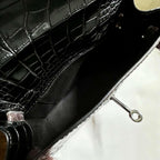 Hermès Kelly II Sellier Mini (Crocodile/Alligator) black