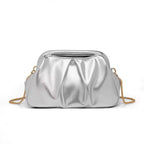 Bottega Veneta The Pouch with Handle (Silver)