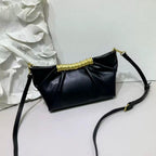 Fendi First Small Shoulder Bag (Black Leather)