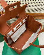 Goyard Saïgon Structured Bag (Tan/Gold)