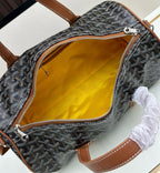Goyard Boeing 45 Duffel Bag (Black/Tan)