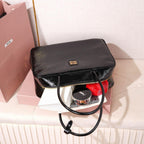 Miu Miu Beau Patent Leather Bag (Black)