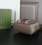 Gucci Ophidia Small Backpack (Beige/Ebony GG Supreme)