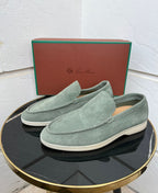 Loro Piana Summer Walk Loafers (Mentha/Light Green)