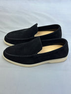 Loro Piana Summer Walk Loafers (Black)