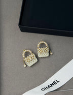 Chanel Pearl Micro Bag Jewelry Set (Gold/Pearl)