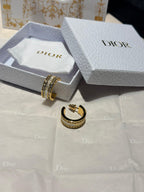 Dior Petit CD Jewelry Set (Gold/White/Crystal)