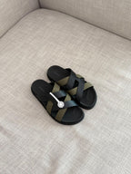 Hermès Éric Sandal (Noir / Kaki)