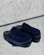 Hermès Fuze Mule (Bleu Marine / Navy Blue)