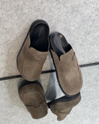 Hermès Fuze Mule (Taupe / Kaki)