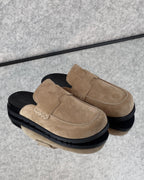 Hermès Fuze Mule(Beige / Sienne)