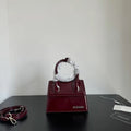 Jacquemus Le Chiquito Noeud (Burgundy / Dark Red)