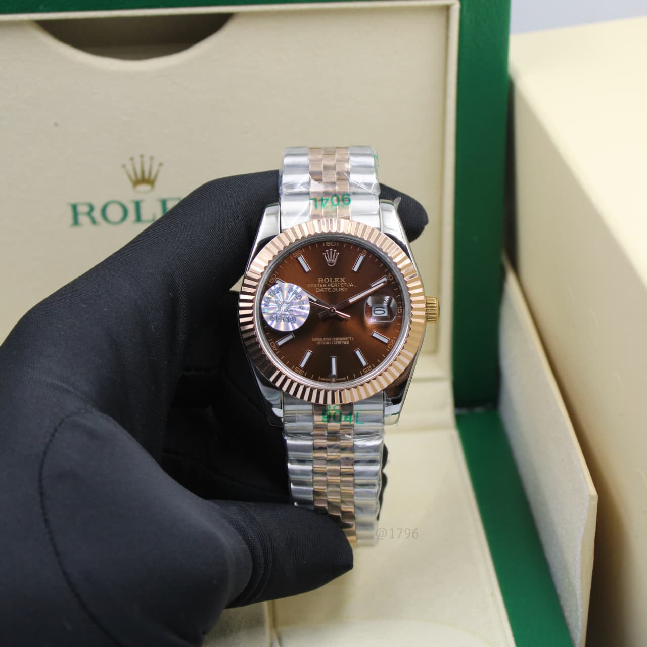 Rolex Datejust 36 (Chocolate Dial, Two-Tone Oystersteel and Everose Gold)