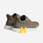 Bouncing Sneaker Technical Mesh Suede Men